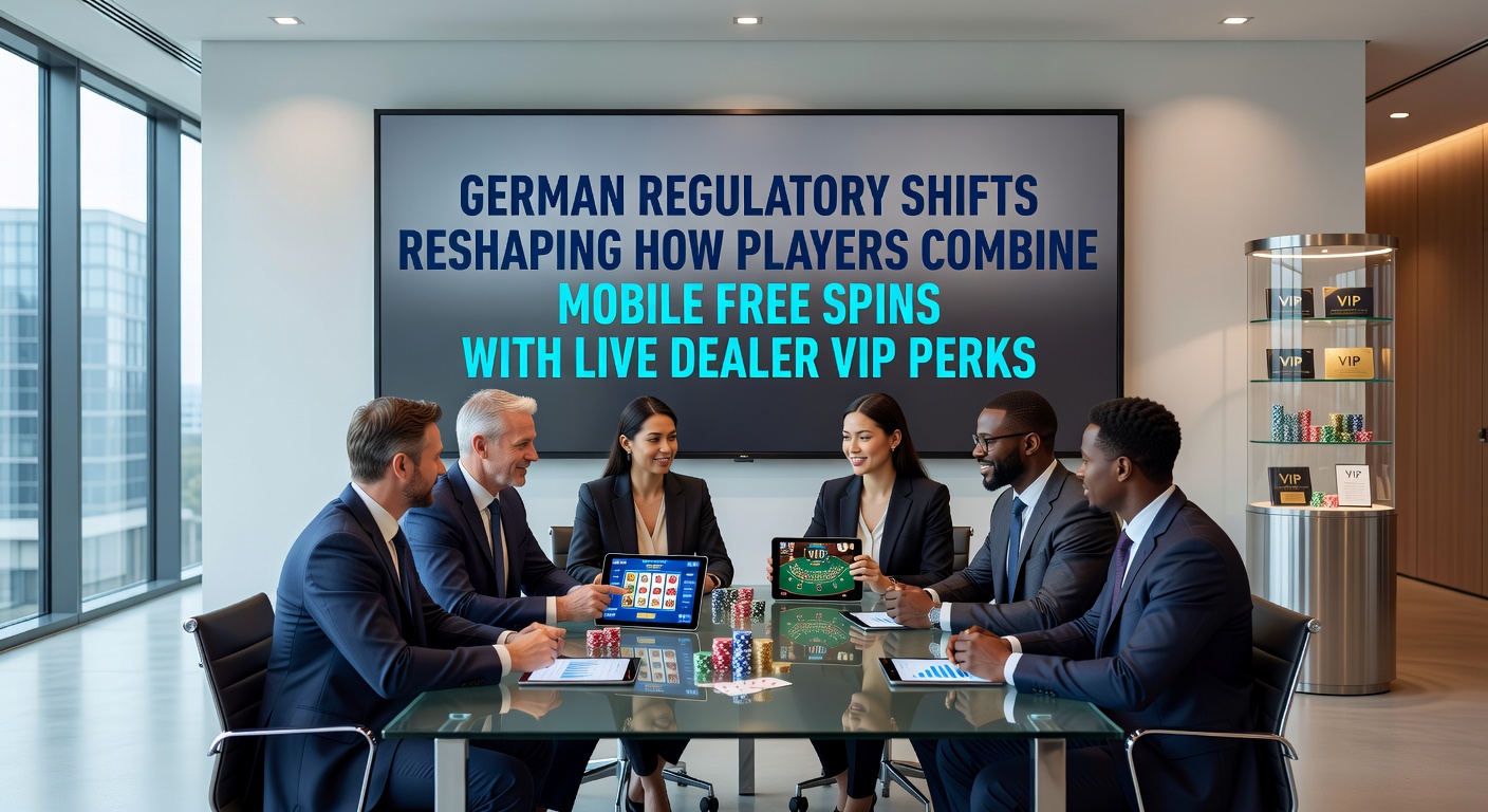 Illustration zu regulatorischen Änderungen bei mobilen Casino-Angeboten und Live-Dealer-VIP-Perks in Deutschland