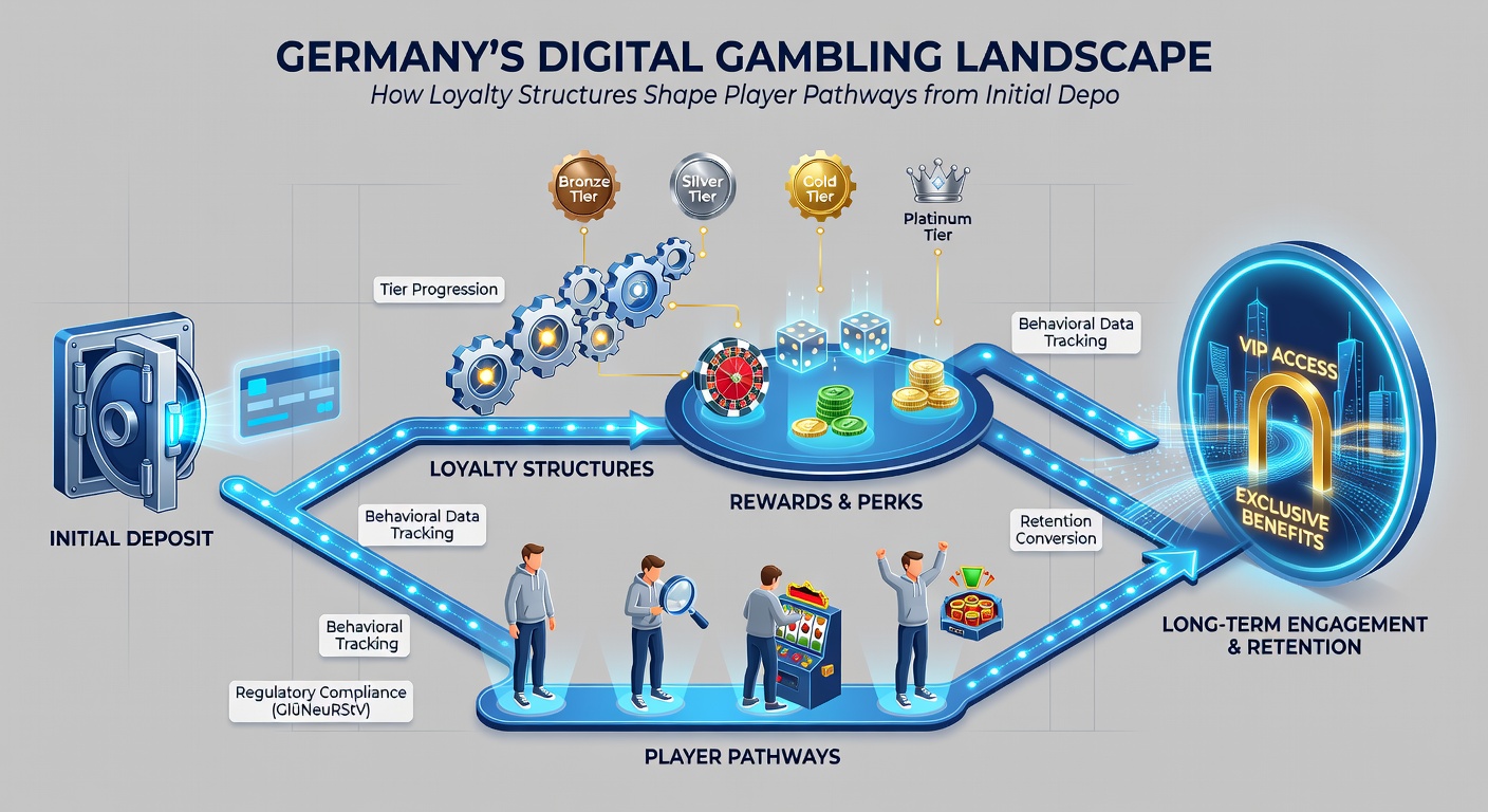 Detaillierte Darstellung von Spielerpfaden durch Loyalty-Programme in regulierten deutschen Casinos