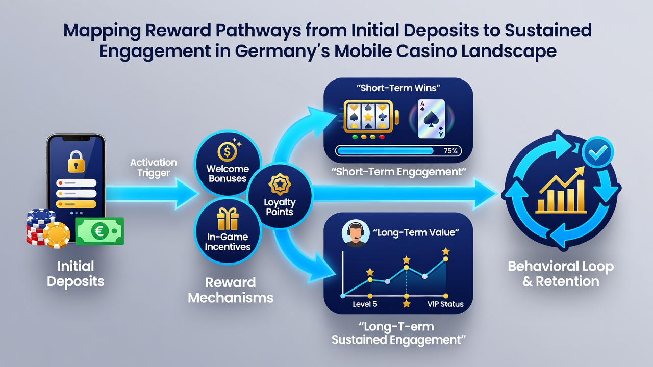 Grafische Darstellung von Nutzerpfaden und Bindungsmechanismen in deutschen Casino-Apps