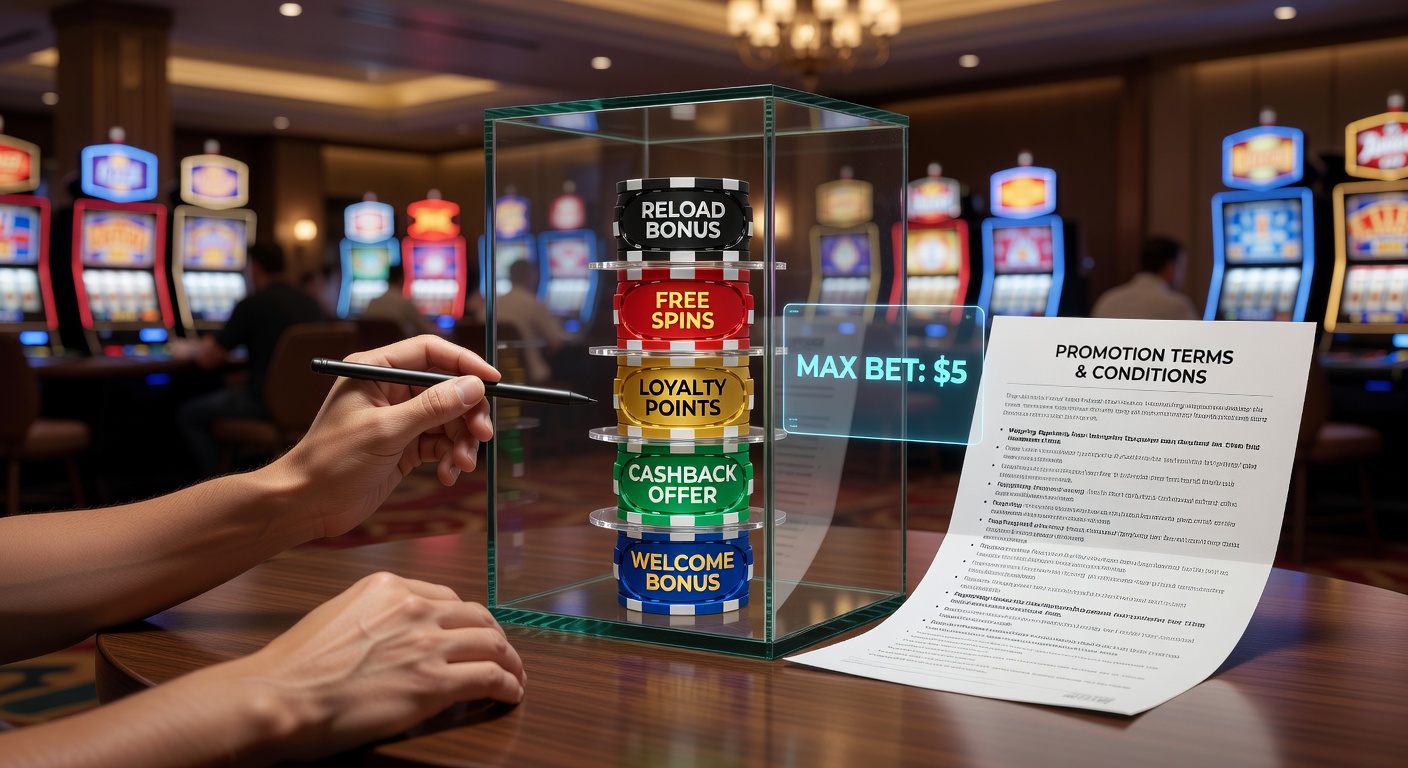 Detaillierte Grafik mit Schichten von Casino-Bonus-Icons und AGB-Symbolen, die sichere Kombinationen darstellt